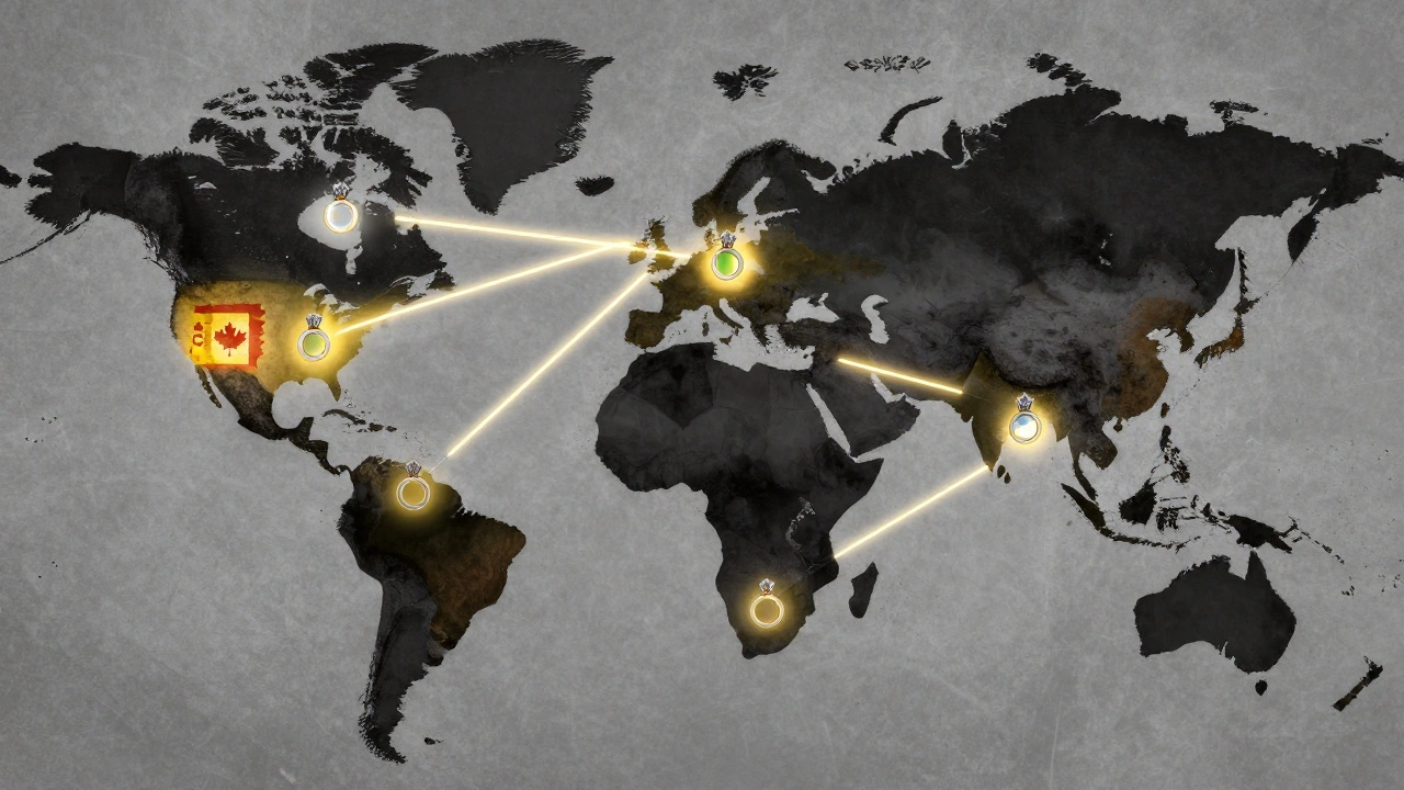Map showing countries that legalized same-sex marriage, with glowing connections from Netherlands to Taiwan.
