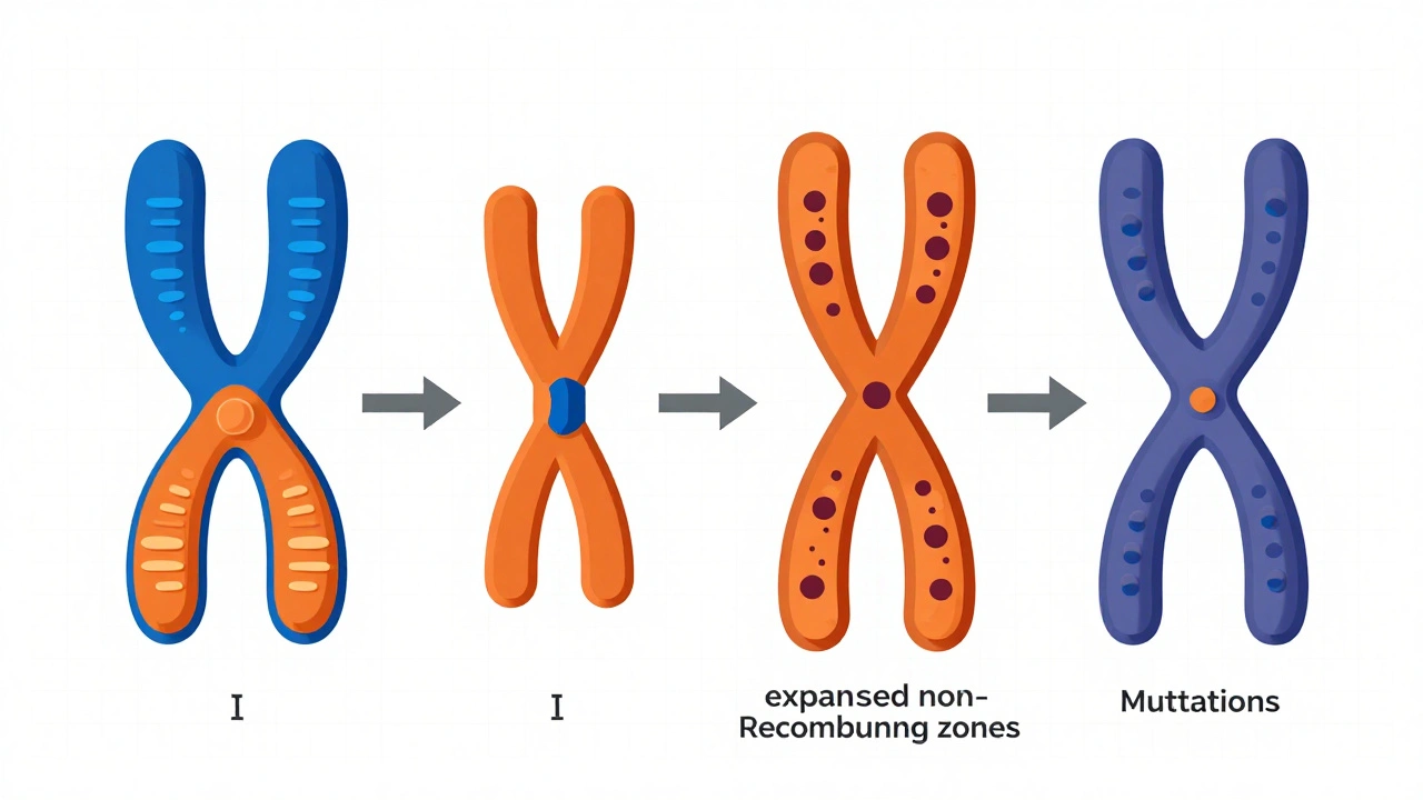 How Sex Chromosomes Evolved: From Identical Pairs to Differentiated Y and W