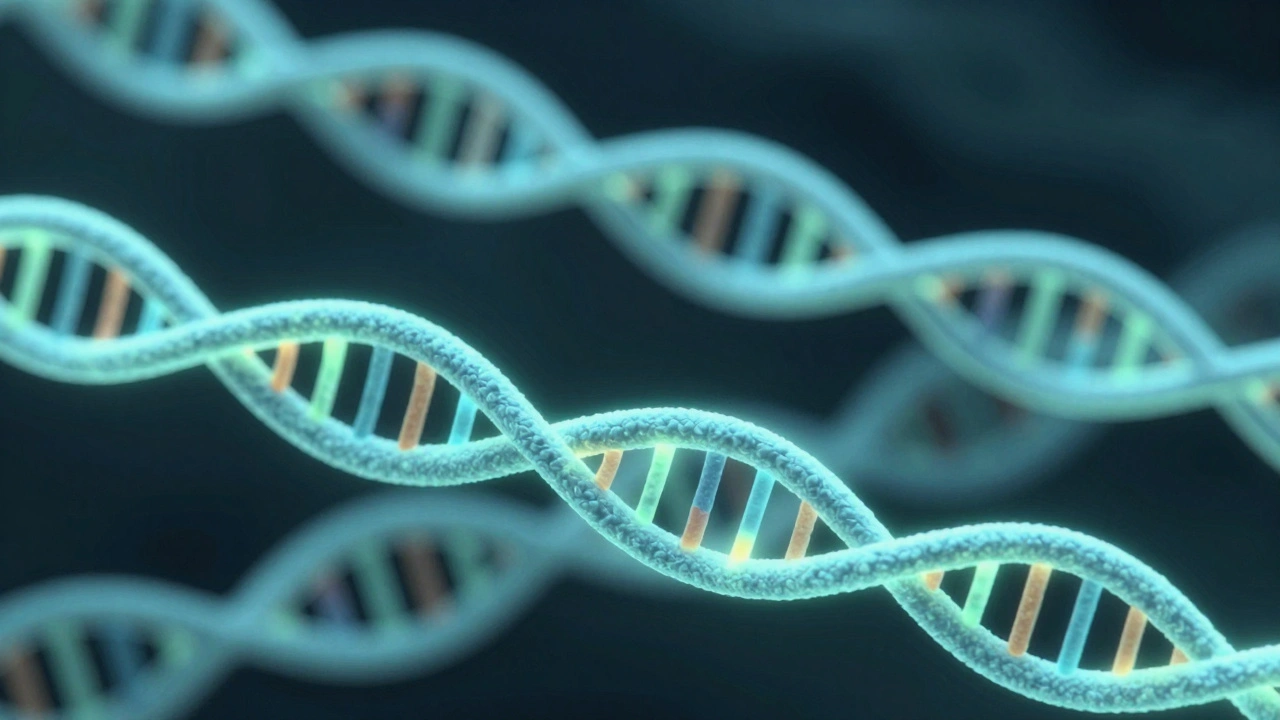 Microscopic view of diploid vs haploid DNA highlighting mutation sheltering in fungi.