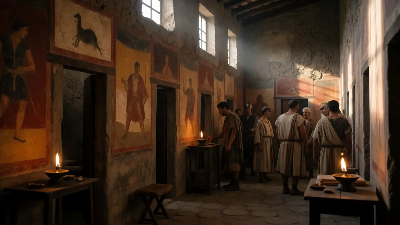 Pompeii’s Erotic Paintings: Sex Positions, Price Boards, and Public Display
